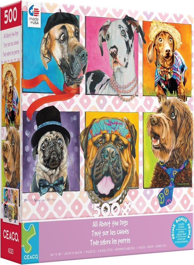 Ceaco - All About The Dogs - 500 Piece Jigsaw Puzzle - Image 3