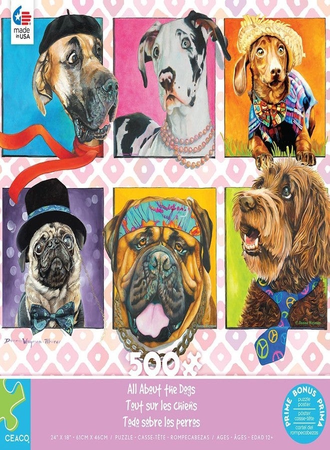 Ceaco - All About The Dogs - 500 Piece Jigsaw Puzzle - Image 2