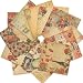 iKammo Vintage Scrapbook Paper 12 12 24Sheets DoubleSided Valentines Day Rose Patterned Paper Junk Journaling Scrapbooking CardStock Papers Pad for Cardmaking DIY Origami Craft Papers - Image 3