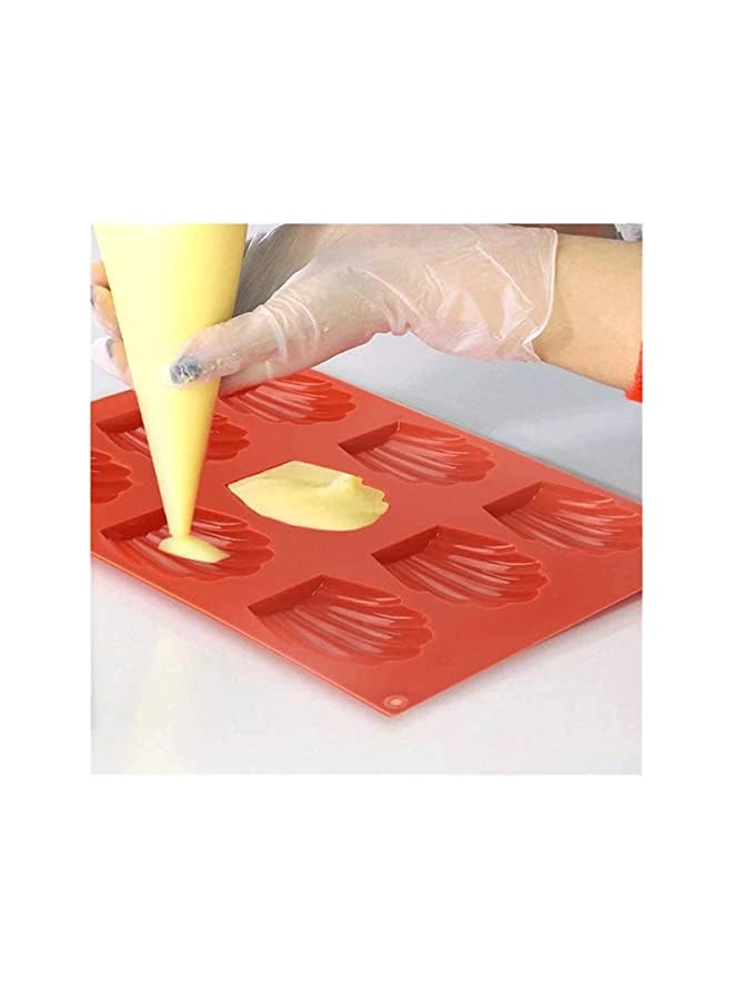 PROMASS Baking Mold 9 Cavity Homemade Seashell Cookies Chocolate Candy Cake Molds Non Stick Silicone Mold, Cake, Jelly, Pudding, Handmade Soap, Madeleine Cake, DIY Baking Tool Mould - Image 2