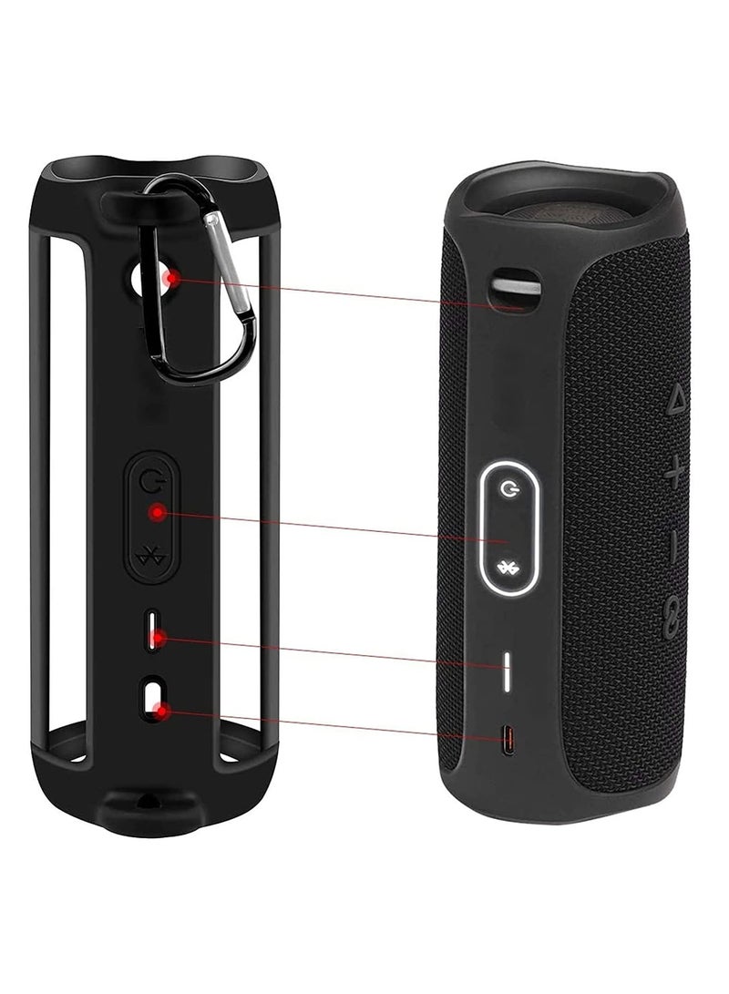 Silicone Case Compatible for JBL FLIP 5 Waterproof Portable Bluetooth Speaker, Gel Soft Skin Cover, Waterproof Rubber Case, Not for Flip 6 (Speaker not Included) - Image 2