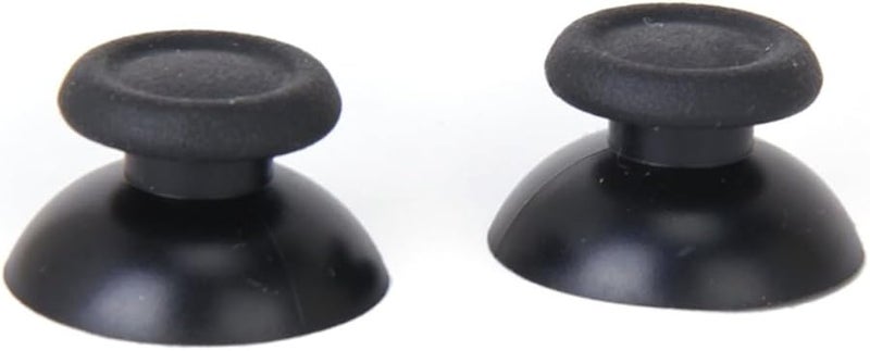 Mushroom Joystick Caps Easy to Install Comfortable Grip Black Replacement Pair - Image 1