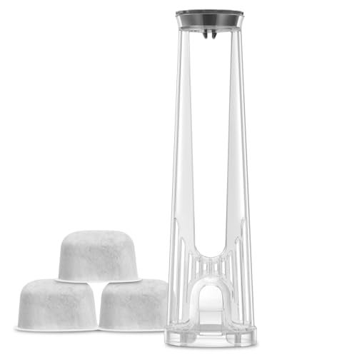 Geesta K2.0 Tall Handle Water Filter Replacement Starter Kit for Keurig 2.0 with 3 Charcoal Water Filter Cartridges - Image 1