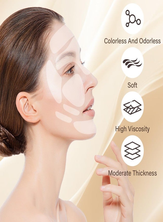 EKIND 16 Piece Set Silicone Facial Anti Wrinkle Patches for Forehead Eyes Mouth Chin Reusable Face Lift Pads,Reduce Fine Wrinkles, Smile Line Facial Smoothing - Image 4