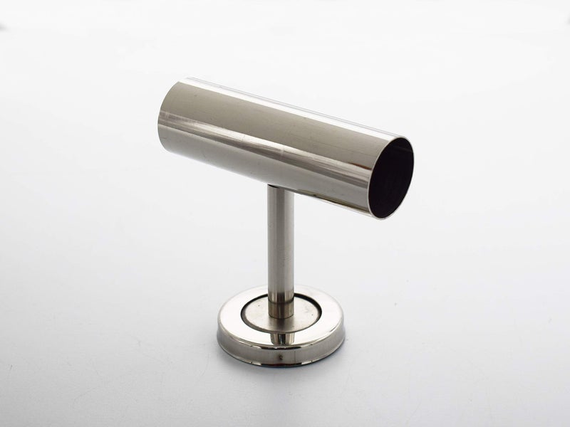 RAB Bracket Stainless Steel Elegant Curtain Bracket with Centre Supports Accessories (Code:- BKT T, Finish- CP, Pack of 2 pcs)(32460) - Image 2