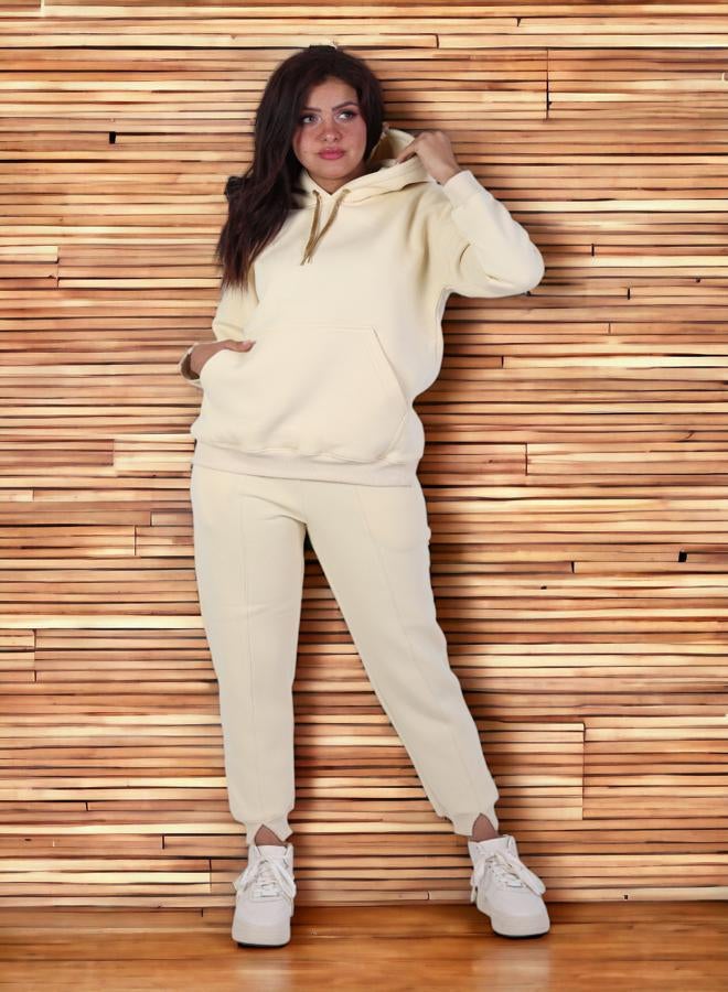 Women's Leggings, Size (L), Made of Melton Sponge Fabric with Inner Lining for Extra Warmth, Latest 2024 Trends, High-Quality Fabrics and Ultra-Soft Texture for a Comfortable and Elegant Experience