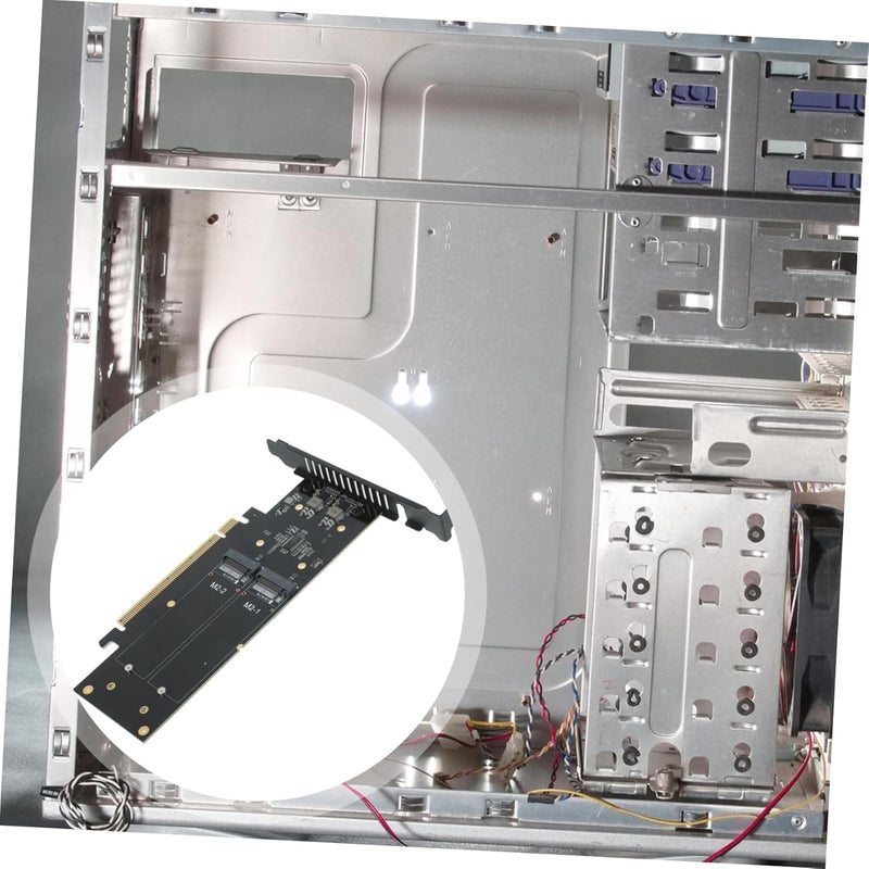 بطاقة تحويل NVME SSD إلى منفذ PCI-E من Homoyoyo، متوافقة مع الأنظمة التي تدعم التقسيم المزدوج، مع دعم ثنائي الجانب واستقرار عالي - Image 4