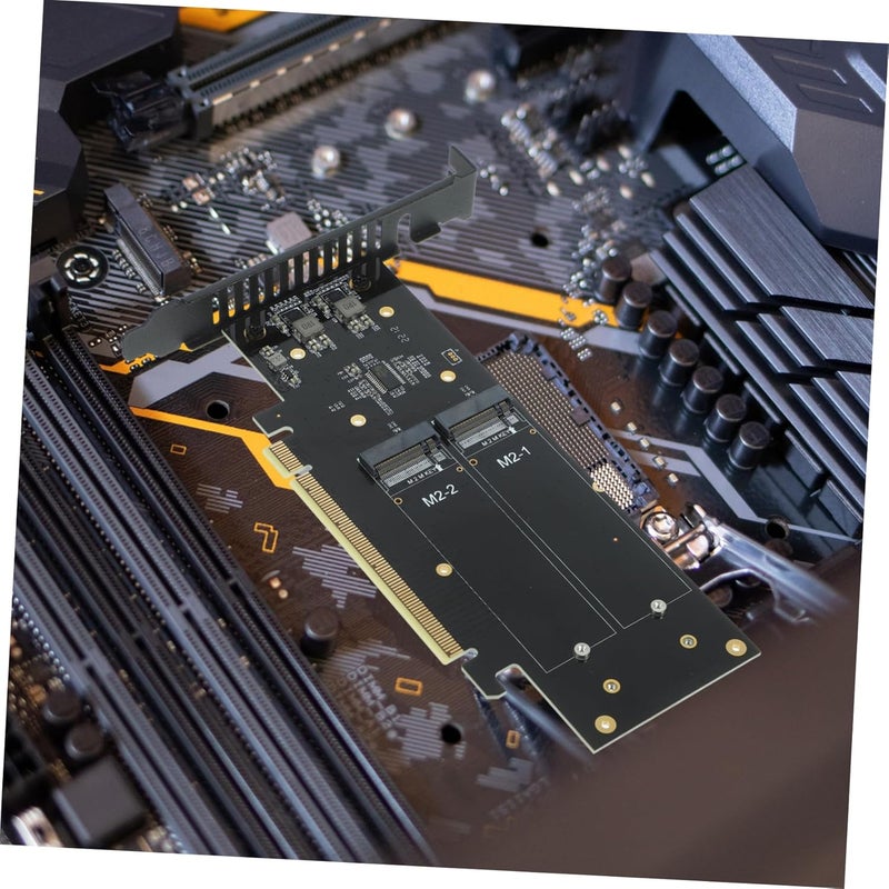 بطاقة تحويل NVME SSD إلى منفذ PCI-E من Homoyoyo، متوافقة مع الأنظمة التي تدعم التقسيم المزدوج، مع دعم ثنائي الجانب واستقرار عالي - Image 3