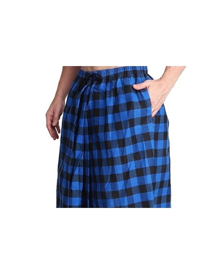 Gowri Tex Elastic Premium Cotton Lungis Pack Of 1 - Image 4