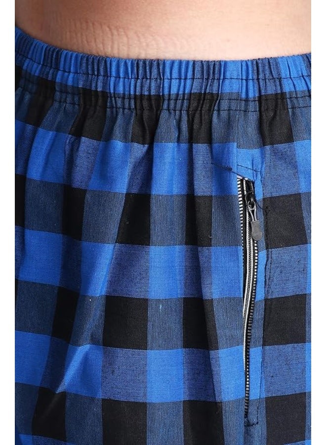 Gowri Tex Elastic Premium Cotton Lungis Pack Of 1 - Image 2