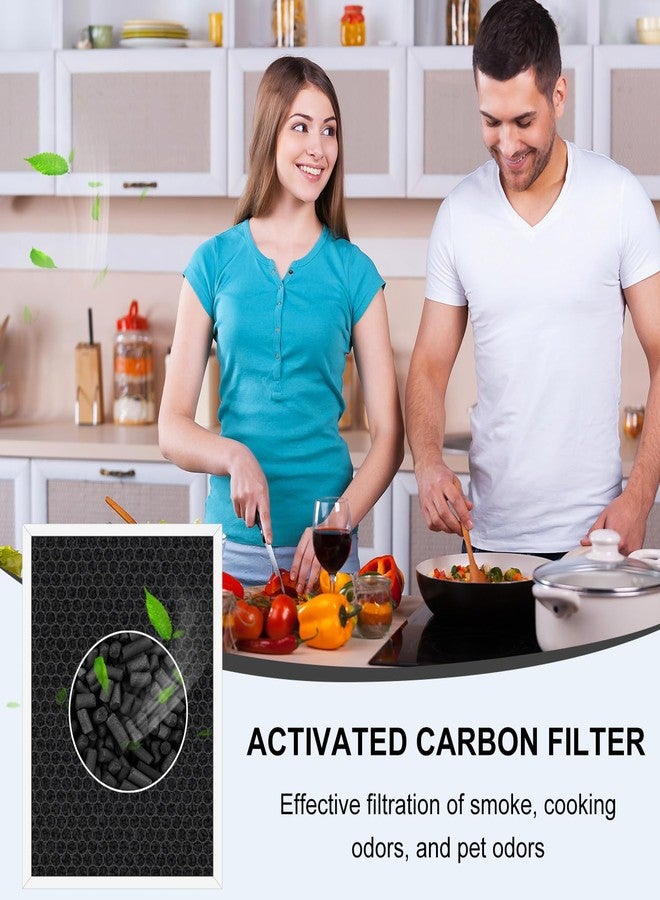 Slirceods A7 Filter for Air Purifier Compatible with VEWIOR ClearAir-A7 Air Purifier&AromaRoom E-400 Air Purifier, H14 Filters Replacement, 3-Stage Air Filter With Efficiency Activated Carbon,2 pack - Image 5