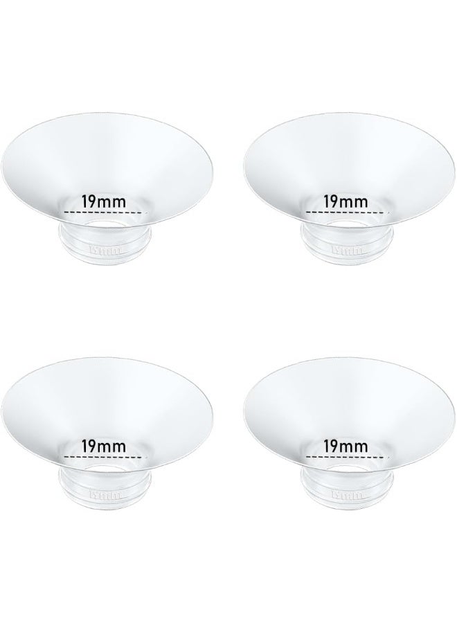 IVARONAL Flange Insert 4PCS 19mm Compatible with Momcozy Breast Pumps - Image 1