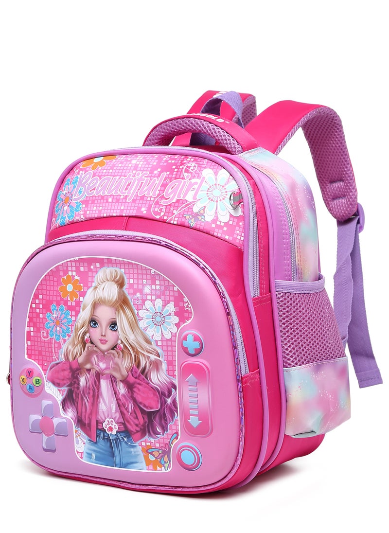 Stargold Baby Backpack 3Pcs Combo For Baby Girl With Adjustable Strap For School 12 Inch  - Image 2