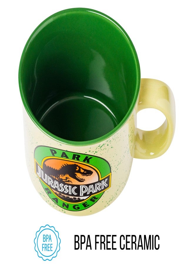 Silver Buffalo Jurassic Park Park Ranger Camper Style Ceramic Coffee Mug, 20 Ounces - Image 3