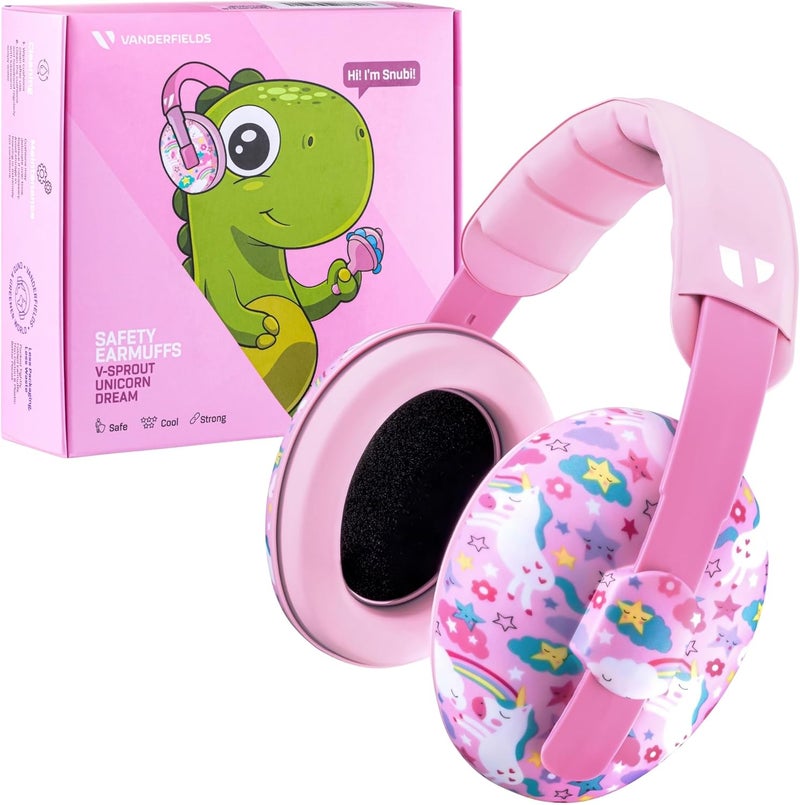 Vanderfields Baby Ear Protection Toddler - Baby Ear Muffs Noise Protection Infant - 21dB NRR - Age 3 Months / 2 Years - Image 1