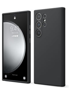 Elago Silicone for Samsung Galaxy S24 Ultra Case Cover - Black  - Image 1