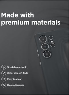 Elago Silicone for Samsung Galaxy S24 Ultra Case Cover - Black  - Image 4