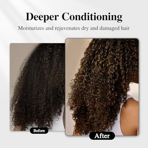 aopow Heated Electric Thermal Steamer Cap for Natural Black Afro Hair - Hot Spa Treatment Hat with Temperature Control for Deep Conditioning at Home - Black - Image 2