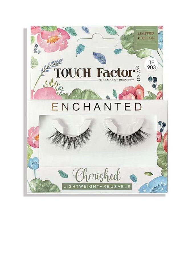 Touch Factor Pair Of Enchanted False Eyelashes Black  - Image 1
