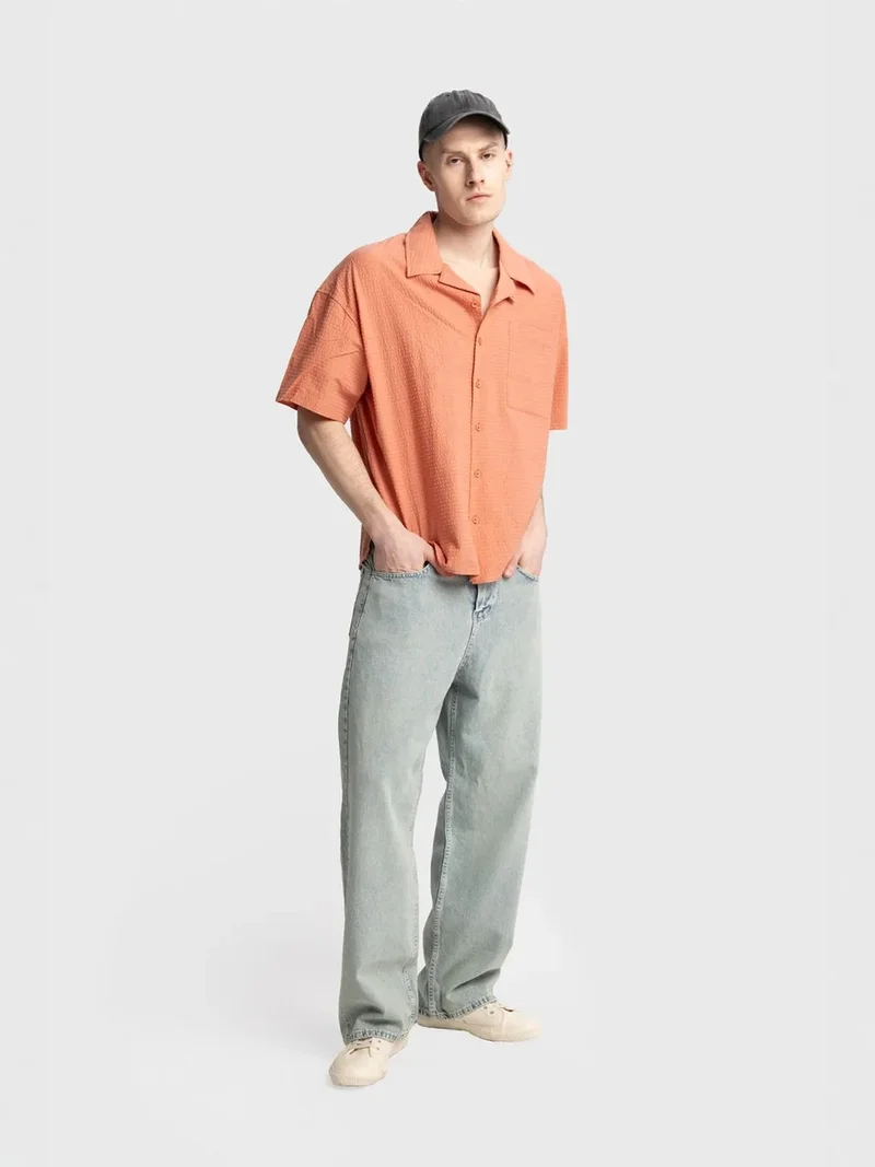 جيستو GIESTO Textured Short Sleeve Shirt