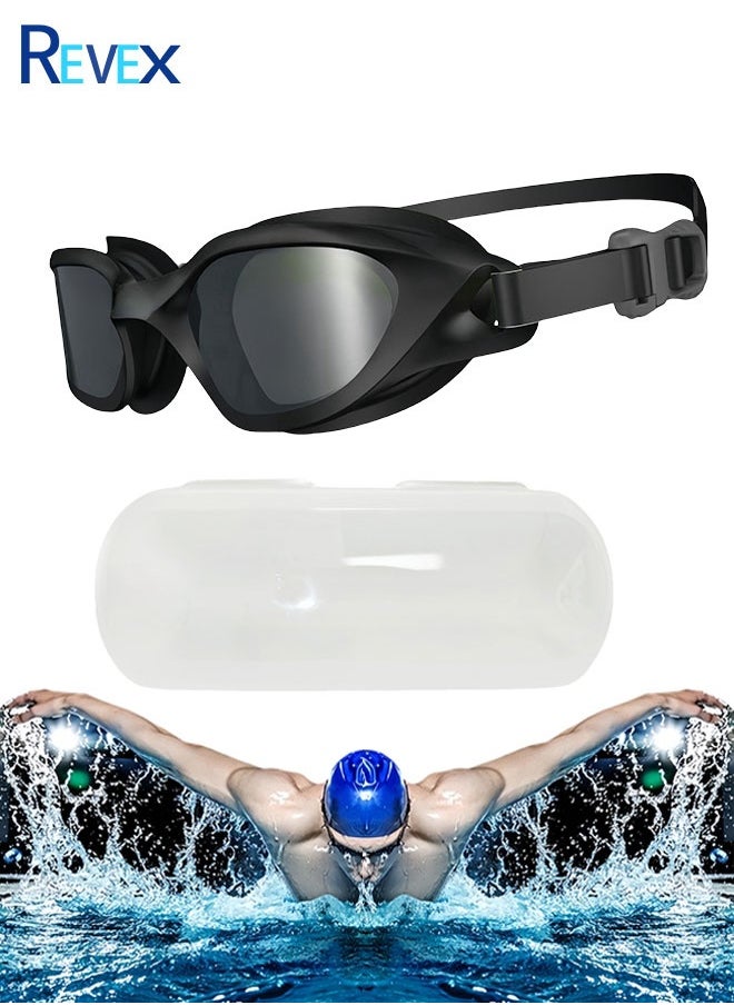 REVEX Professional Swimming Goggles Adult  Sports Swimming Eyewear Optical Lens HD Waterproof Anti Fog Big Frame Pool Glasses  - Image 1