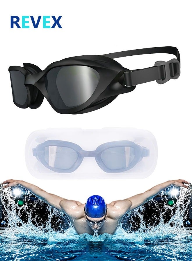 REVEX Professional Swimming Goggles Adult  Sports Swimming Eyewear Optical Lens HD Waterproof Anti Fog Big Frame Pool Glasses - Image 1