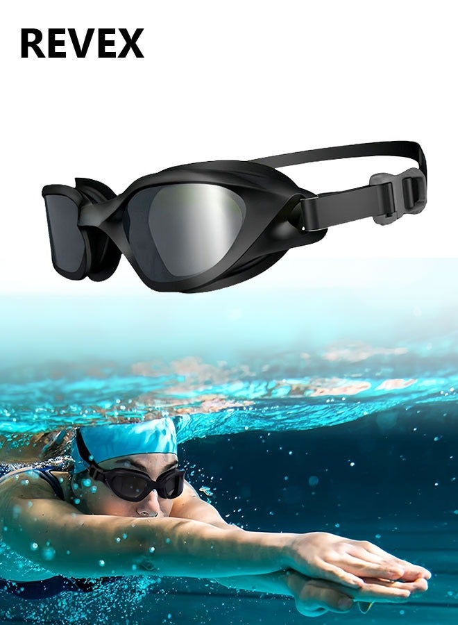 REVEX Professional Swimming Goggles Adult  Sports Swimming Eyewear Optical Lens HD Waterproof Anti Fog Big Frame Pool Glasses - Image 1