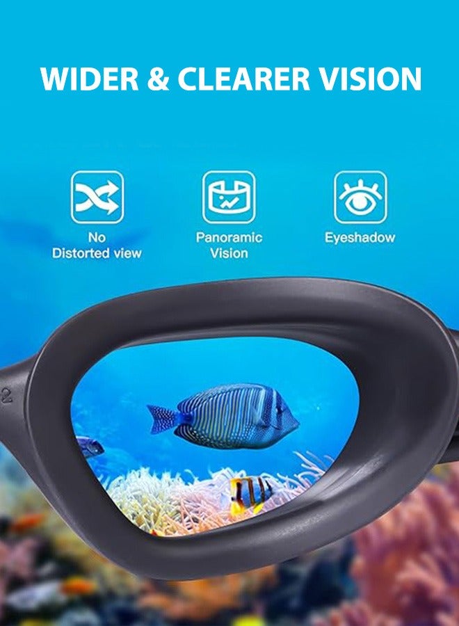 REVEX Professional Swimming Goggles Adult  Sports Swimming Eyewear Optical Lens HD Waterproof Anti Fog Big Frame Pool Glasses - Image 4