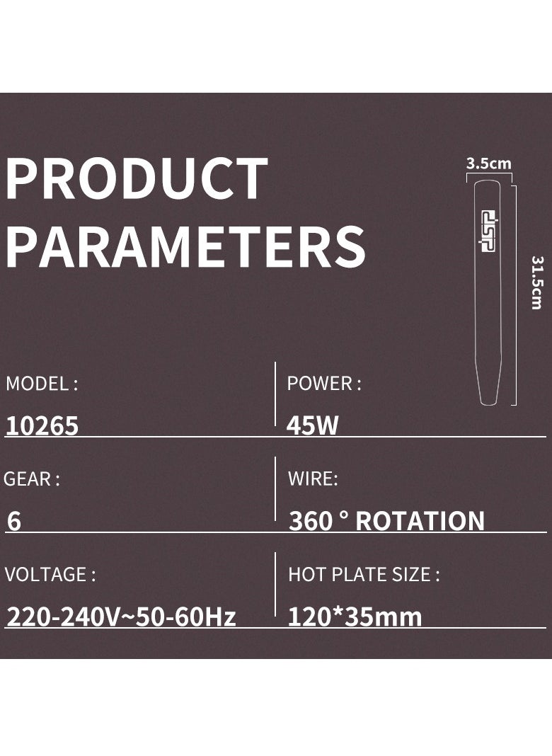 DSP Adjustable Temperature Straightening And Curly Hair Splint  - Image 4
