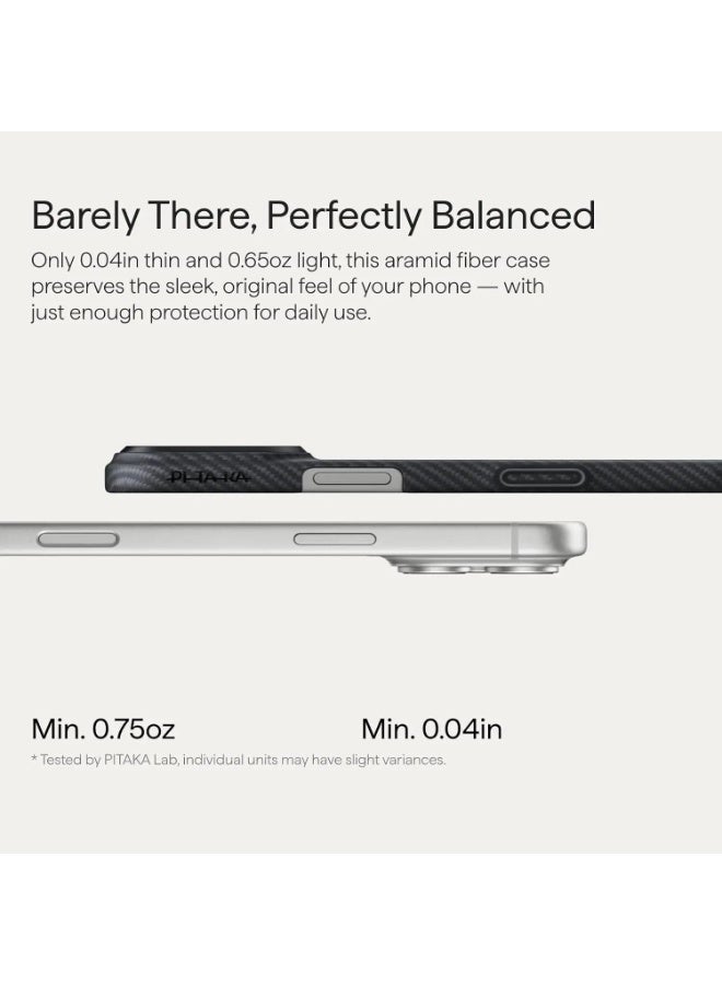 منتقي جراب PITAKA MagSafe لهاتف iPhone 17 Pro Max، ألياف الأراميد، نحيف للغاية - Image 3