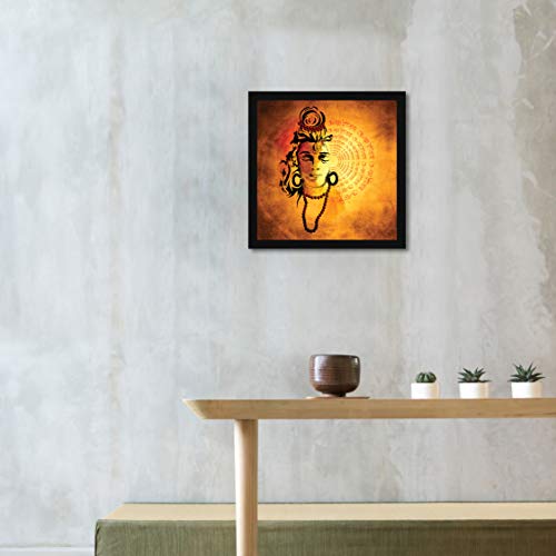 ArtX Paper Powerful Shiv Mantra Om Namah Shivaya Wall Art Painting, Multicolor, Traditional, 13X13 in, Set of 1 - Image 2