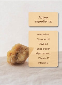 Khan El Kaser Body Scrub - Myrrh | 500g | Natural Exfoliation, Deep Hydration, Dark Spot Treatment | Reduces Strawberry Legs, Hyperpigmentation | Softens and Brightens Skin  - Image 4