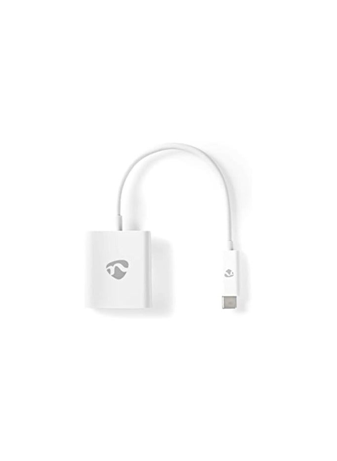 NEDIS USB Adaptor - USB 3.1 - USB Type-C Male - HDMI - 0.20 m - Round - Nickel Plated - PVC - White Imported from Nederlends - Image 3