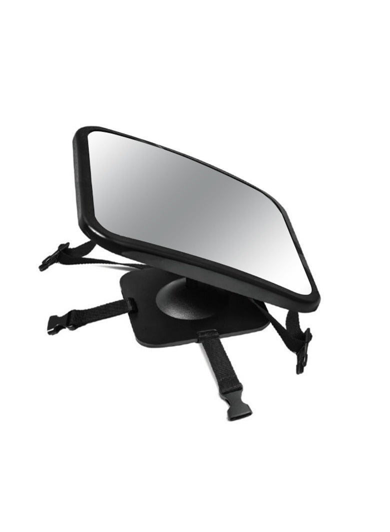 VIUAUAX Car Rearview Mirror 360° Rotating Car Backseat Baby Observation Mirror Car Baby Rearview MirrorExtra Large Safest Rear View Mirror for Babies, Toddlers, and Pets | Wide View, Adjustable, Acrylic Mirror  360° Rotation for Backseat - Image 2