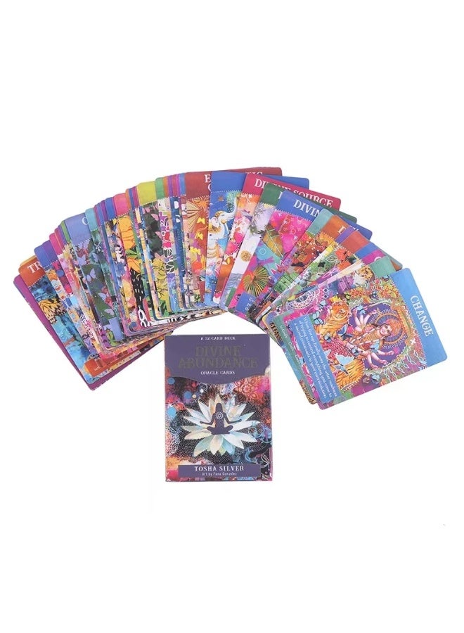 NIBEMINENT Divine Abundance Divination Card Set English Explanation Divination Tarot Card Set for Divination Introductory Tarot Card Set for Beginners Suitable for Adults' Tabletop Game Card Set - Image 4