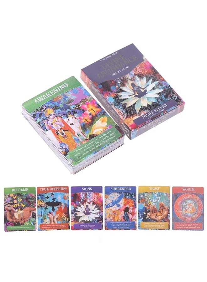 NIBEMINENT Divine Abundance Divination Card Set English Explanation Divination Tarot Card Set for Divination Introductory Tarot Card Set for Beginners Suitable for Adults' Tabletop Game Card Set - Image 2