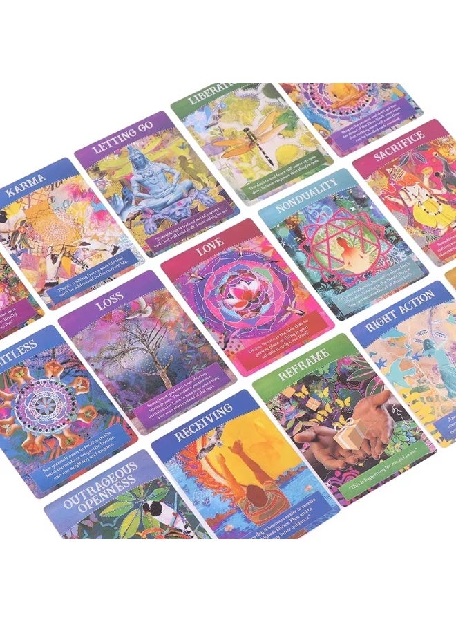 NIBEMINENT Divine Abundance Divination Card Set English Explanation Divination Tarot Card Set for Divination Introductory Tarot Card Set for Beginners Suitable for Adults' Tabletop Game Card Set - Image 3