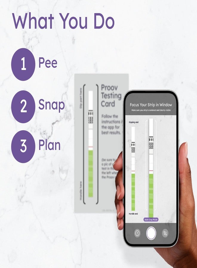 Proov Predict l Ovulation Test Strips to Predict Peak Fertility l 30 LH Tests | OPK Test Strips for Women | At Home Hormone Testing - Image 4