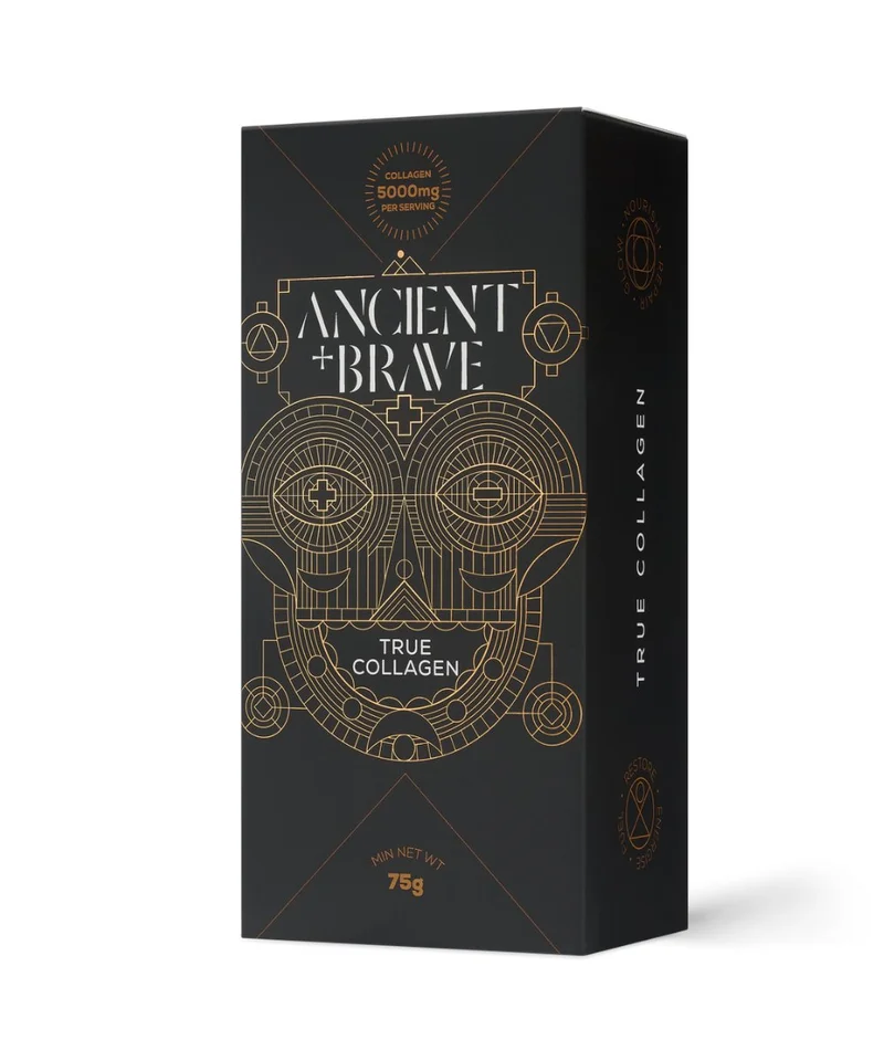 ANCIENT + BRAVE أكياس الكولاجين الحقيقي