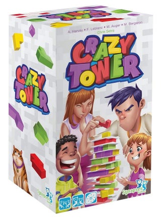 : Crazy Tower Wooden Blocks Tower Building Stacking Kids Game With A Twist Of Cards Avoid Tumbling The Tower 1 4 Players Ages 8 And Up 15 Min Play Time - pzsku/ZDEF09BC168DA14D22C67Z/45/_/1692171297/830d9a6c-35b0-4226-a76f-bf982f04cb99