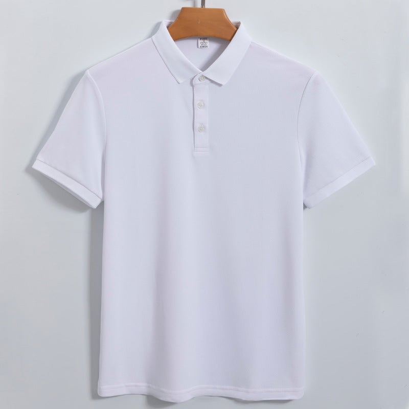 Men's Quick-Dry UV Protection Short Sleeve Polo Shirt Outdoor Casual Top - Image 2