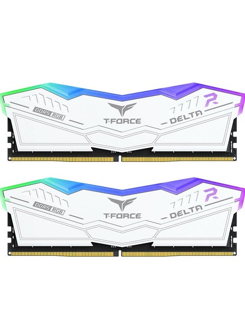 64GB (2X32GB) 6000MHz DDR5 DESKTOP RGB GAMING RAM - WHITE