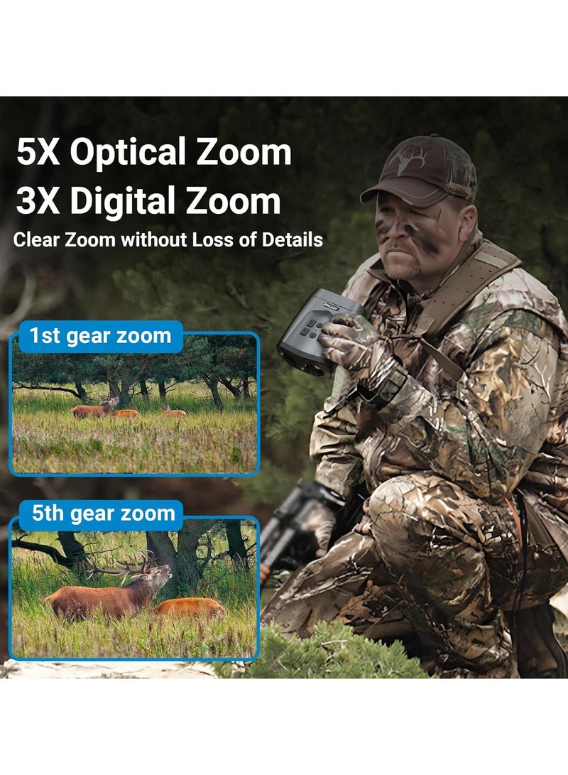 Generic 4K HD Outdoor Night Vision Device 15x Handheld Telescope Digital Photo Recording Infrared Binocular Night Vision Device - Image 5