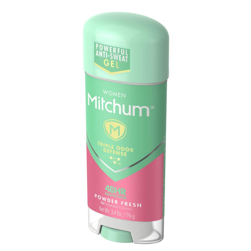 Mitchum For Women Anti-Perspirant Deodorant Clear Gel Powder Fresh 3.40 oz (Pack of 2) - Image 3