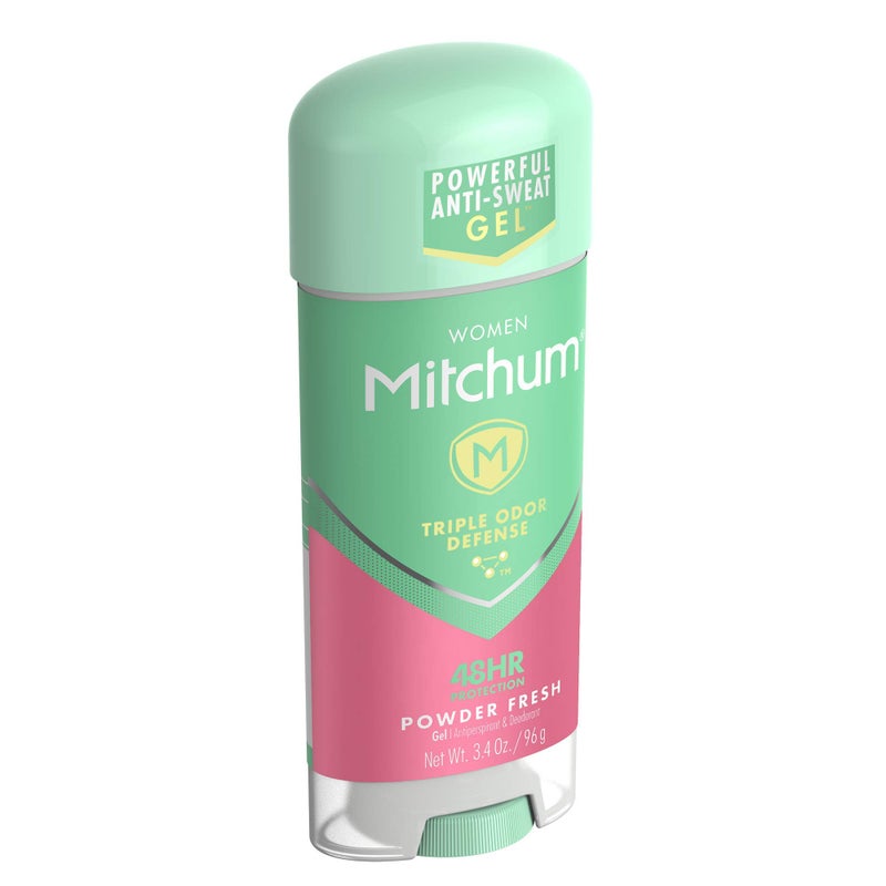 Mitchum For Women Anti-Perspirant Deodorant Clear Gel Powder Fresh 3.40 oz (Pack of 2) - Image 2