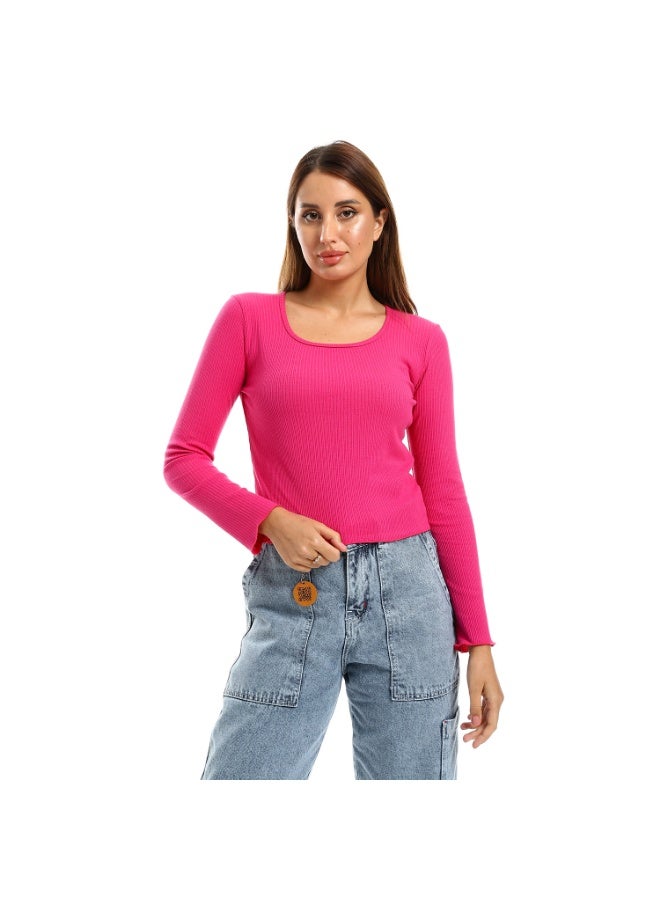 Cocktail 2607-basic top-fuchia - Image 1