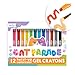 Ooly Cat Parade Gel Crayons for Kids and Adults Set of 12 Rainbow Color Crayons for Glass and Paper Surfaces with CatShaped TwistUp Caps Smooth Gliding Gel Crayon Set - Image 2