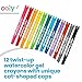 Ooly Cat Parade Gel Crayons for Kids and Adults Set of 12 Rainbow Color Crayons for Glass and Paper Surfaces with CatShaped TwistUp Caps Smooth Gliding Gel Crayon Set - Image 4
