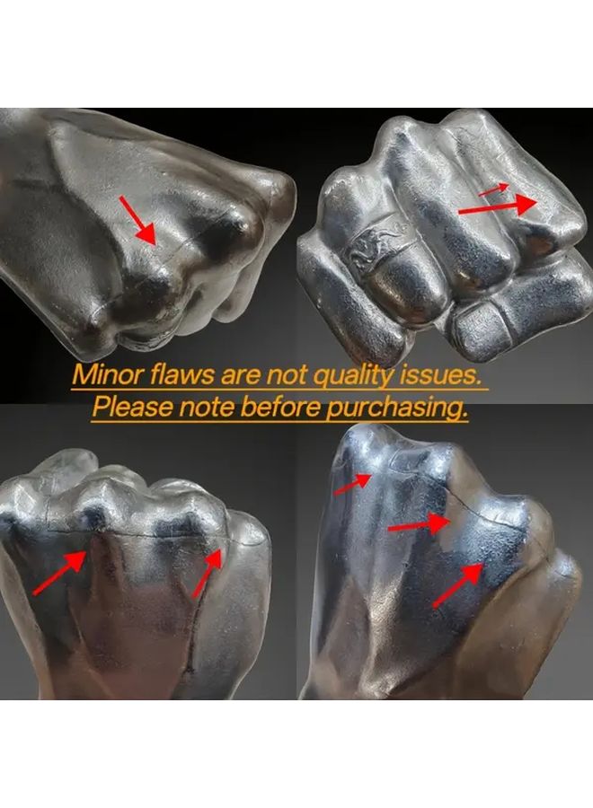 Multifunctional Hammer Heavy Duty Solid Stainless Steel Realistic Weighted Fist Tool - Image 5