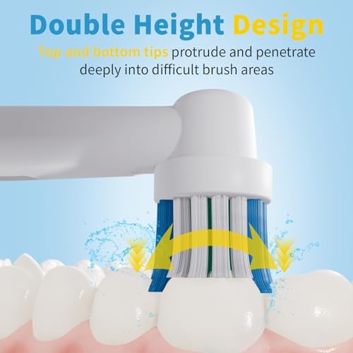 genkent 8 Pack Replacement Toothbrush Head Compatible with Oral B Toothbrush (Premium Packaging) - Image 3